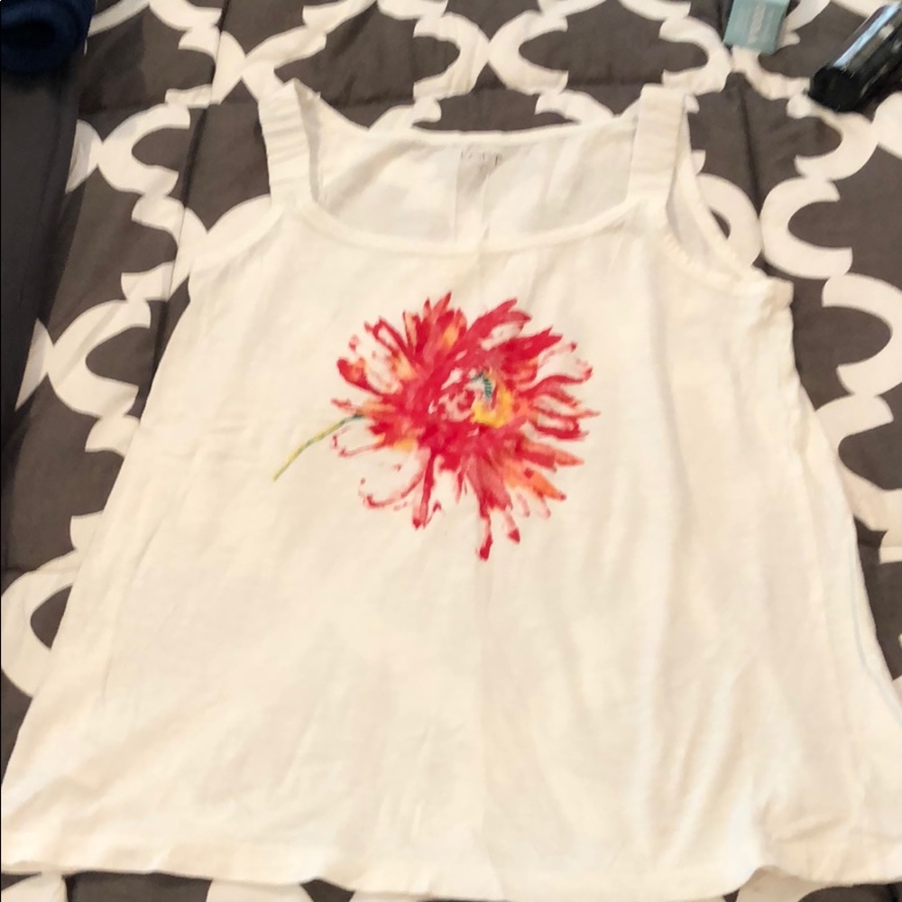 The Loft flower tank top